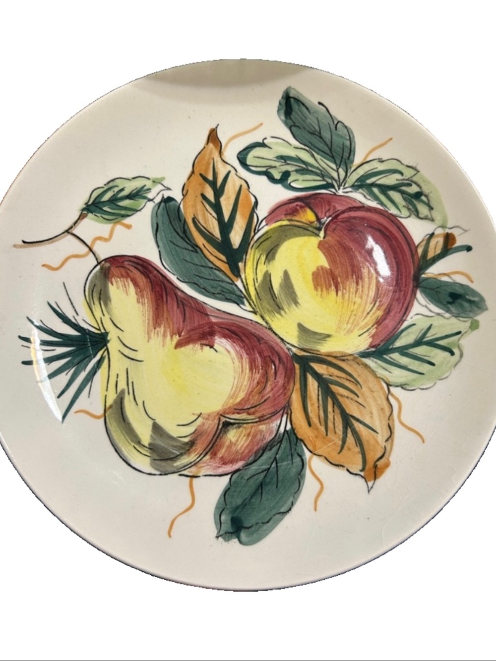 Vintage Royal Sealy Japan Hand-Painted Fruit Salad Plates Set of 12 1950s